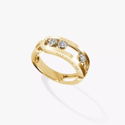 Move Classique Ring Diamant Gelbgold
