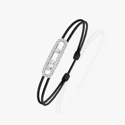 Messika CARE(S) Armband Schwarz Weißgold