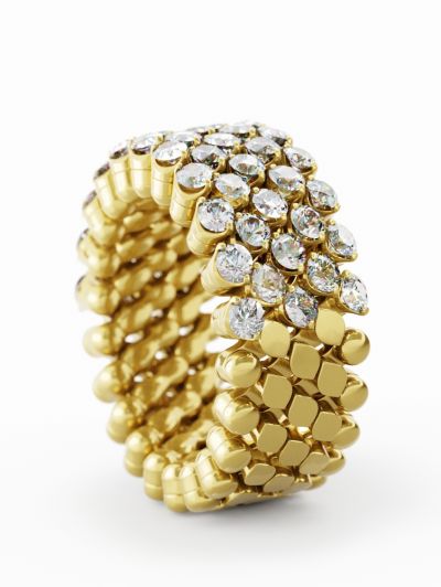 Brevetto Ring Multi Size 5 Reihen 
