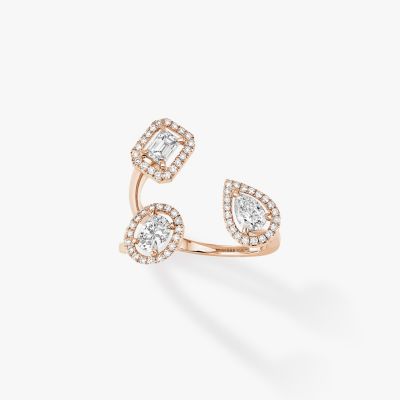 Ring Diamant Roségold My Twin Trilogy