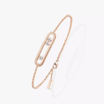 Move Classique Ciselé Armband Diamant Roségold