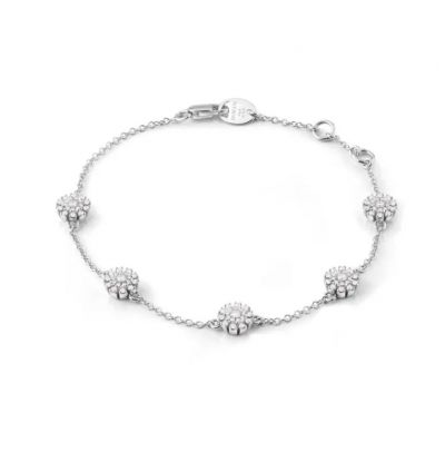 Margherita Armband Weißgold, Diamant