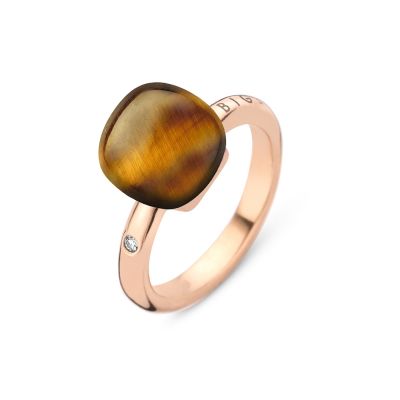 Ring Rosegold Reines Tigerauge