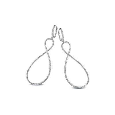 Ohrschmuck Infinity Diamanten