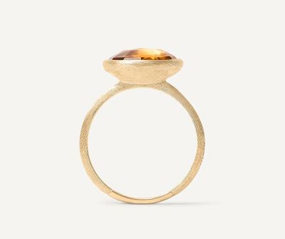 Ring aus Gold mit Citrin