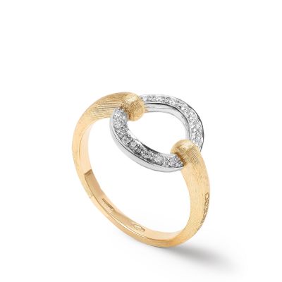 Ring 18kt Gelbgold Diamant (ca 0.11ct) - Brillantschliff