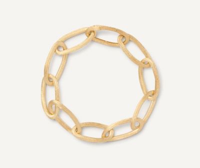 Armband aus 18 Karat Gelbgold mit ovalen Gliedern