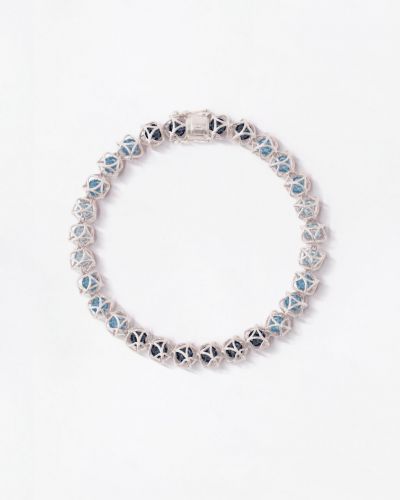 Embrace Glacier Ice Armband 1-Row Weißgold