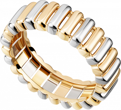 Ring "82 S" 18kt Weißgold 18kt Gelbgold