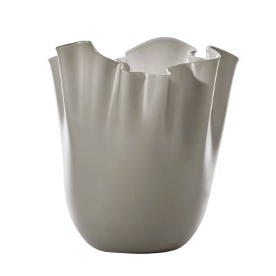 Vase Fazzoletto L Grau matt 
