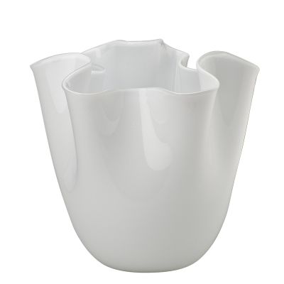 Vase Opaline Weiß M